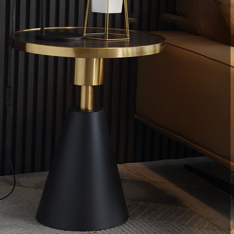 23,6 "tavolo laterale del piedistallo mentale moderno alto per soggiorno per soggiorno