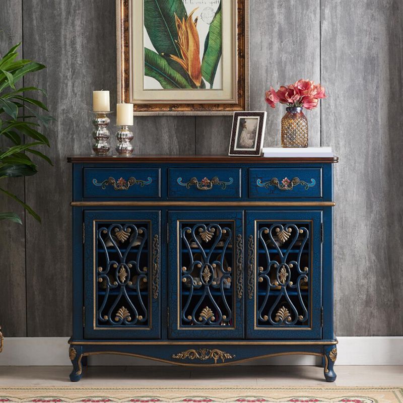 Industrial Cabriole Legs Storage Cabinet Solid Wood Storage Cabinet Clearhalo 'Cabinets & Chests' 'cabinets_chests' 'furn' 'furn_cabinets_chests' 'Furniture' 'Living Room Furniture' 1200x1200_0372f937-2b59-42eb-a21a-634c60f0d3ed