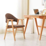 Modern Style Wooden Dining Chair Open Back Single Dining Side Arm Chair for Kitchen Clearhalo ' kitchen&dining_furn' 'Dining Chairs' 'Dining Tables & Seating' 'dining_chair' 'furn' 'furn_dining_chair' 'Furniture' 'furniture_dining_chair' 'Kitchen & Dining Furniture' 'kitchen' 1200x1200_037359e0-f1b4-42e6-b42e-013588da53a7