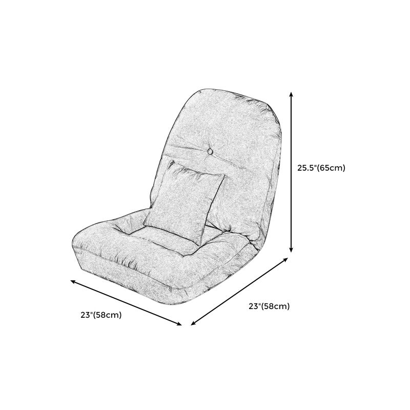 Solid Color Convertible Chair Cotton Chair for Living Room/Bedroom