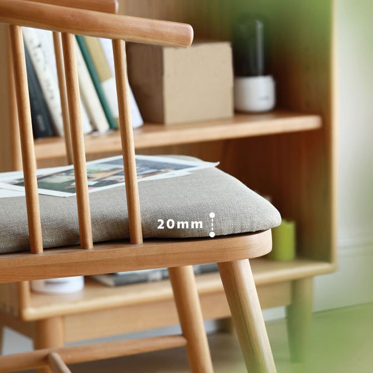 Wood Scandinavian Style Dining Chair Dining Room Windsor Back Arm Chair Clearhalo ' kitchen&dining_furn' 'Dining Chairs' 'Dining Tables & Seating' 'dining_chair' 'furn' 'furn_dining_chair' 'Furniture' 'furniture_dining_chair' 'Kitchen & Dining Furniture' 'kitchen' 1200x1200_0375bc95-0a2a-4b00-baf6-20c5d6d64866