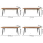 Modern Solid Wood Kitchen Dining Table Standard Rectangle Dining Table with 4 Legs Base Clearhalo ' dining_table' 'Dining Tables & Seating' 'Dining Tables' 'furn' 'furn_dining_table' 'Furniture' 'furniture_dining_table' 'Kitchen & Dining Furniture' 'kitchen&dining_furn' 'kitchen' 'kitchen_dining_table' 1200x1200_0376844c-8f88-43fc-a02a-9ea8ad2879e6