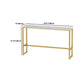Rectangle Bistro Bar Height Cocktail Table Marble Footrest Indoor Bar Table in Gold Clearhalo 'Bar Furniture' 'Bar Tables' 'bar_tables' 'furn' 'furn_bar_tables' 'Furniture' 'furniture_bar_tables' 'Kitchen & Dining Furniture' 1200x1200_03794671-a74f-45c5-8912-928b29f52700