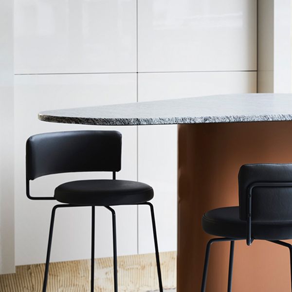 Industrial Style Metal Bar Stool Footrest Counter Stool for Living Room Clearhalo 'Bar Furniture' 'Bar Stools' 'bar_stools' 'furn' 'furn_bar_stools' 'Furniture' 'Kitchen & Dining Furniture' 1200x1200_03796498-bcb0-4fc0-8cb5-d6088828d870