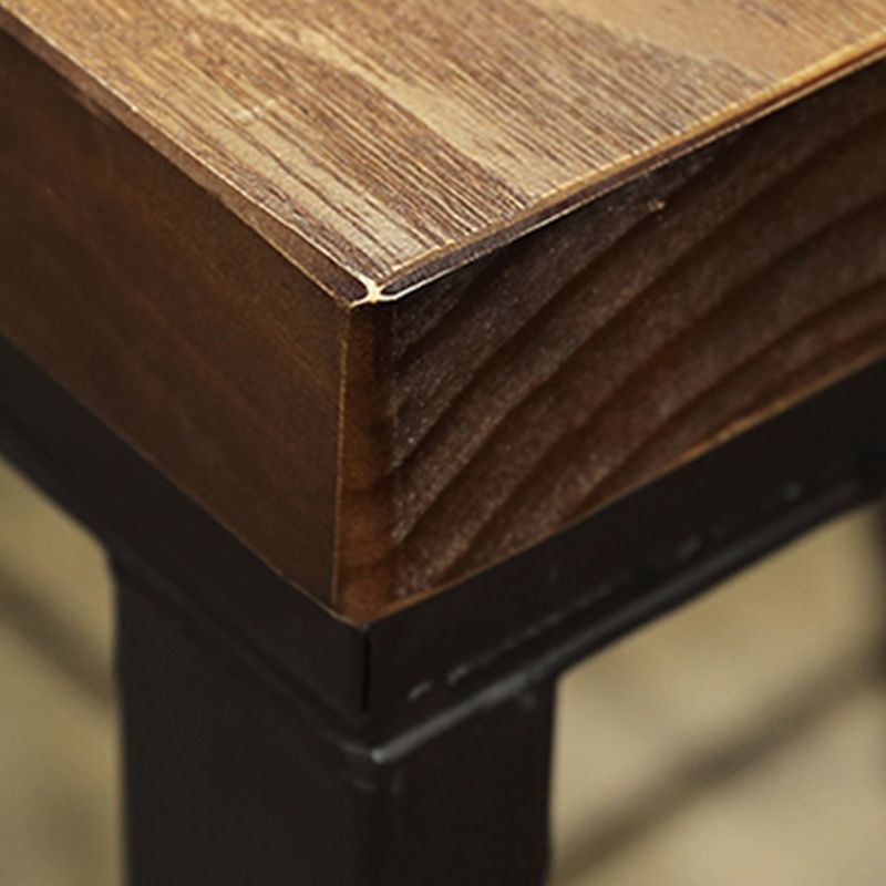 1/6/11 Pieces Industrial Rectangular Pub Table Set Solid Wood Counter Table Set Clearhalo 'Bar Furniture' 'furn' 'furn_home_bar_bar_sets' 'Furniture' 'Home Bars & Bar Sets' 'home_bar_bar_sets' 'Kitchen & Dining Furniture' 1200x1200_03796dcf-76c0-4607-8643-cd93a97f7700