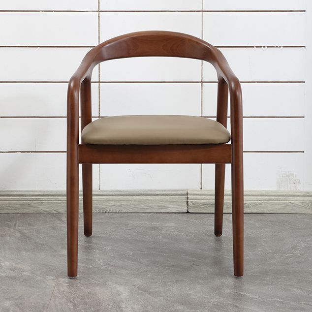 Modern Wood Base Indoor Chair 23''Wide Open Back Dining Side Chair with 4 Legs for Restaurant Clearhalo ' kitchen&dining_furn' 'Dining Chairs' 'Dining Tables & Seating' 'dining_chair' 'furn' 'furn_dining_chair' 'Furniture' 'furniture_dining_chair' 'Kitchen & Dining Furniture' 'kitchen' 1200x1200_0379e01c-def0-46ed-8271-948fd9909d66