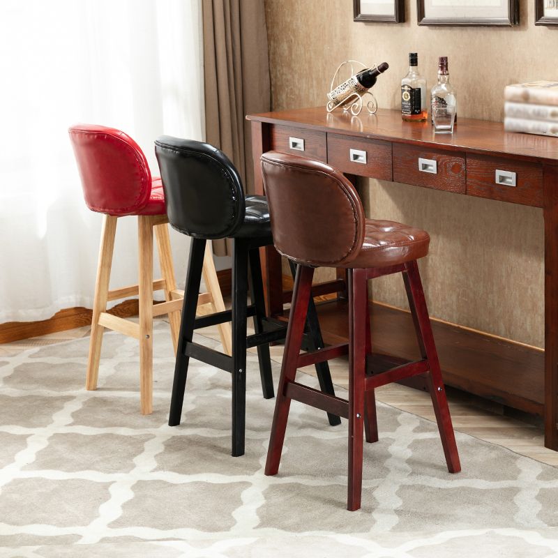 Modern Backrest Armless Counter Stool Wood Bar Stool with Pedal and Cushion Clearhalo 'Bar Furniture' 'Bar Stools' 'bar_stools' 'furn' 'furn_bar_stools' 'furniture_bar_stools' 'Kitchen & Dining Furniture' 'kitchen&dining_furn' 'kitchen' 'kitchen_furn' Furniture' 1200x1200_037a9963-988e-4ced-af6d-b6f372a43a15
