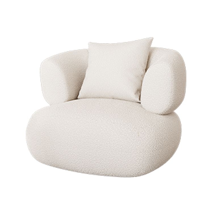 Contemporain 28,74 "H SOFA DE TRAUSE DE TUXEDO DE LOIE BLANC