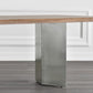 Solid Wood Brown Tone Dining Table Glam Style Double Pedestal Table for Dining Room Clearhalo ' dining_table' 'Dining Tables & Seating' 'Dining Tables' 'furn' 'furn_dining_table' 'Furniture' 'furniture_dining_table' 'Kitchen & Dining Furniture' 'kitchen&dining_furn' 'kitchen' 'kitchen_dining_table' 1200x1200_037bb7bb-6764-4731-9f6e-5400d9cf30e1