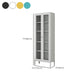 Scandinavian Metal Bookshelf Closed Back Standard Bookcase with Cabinets