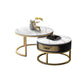 Slate Round Frame Coffee Table Nesting Modern Coffee Table Set Clearhalo 'Coffee & Accent Tables' 'Coffee Tables' 'coffee_tables' 'furn' 'furn_coffee_tables' 'Furniture' 'Living Room Furniture' 1200x1200_037cabcd-dc8c-43a8-896b-aa43728d2eb8