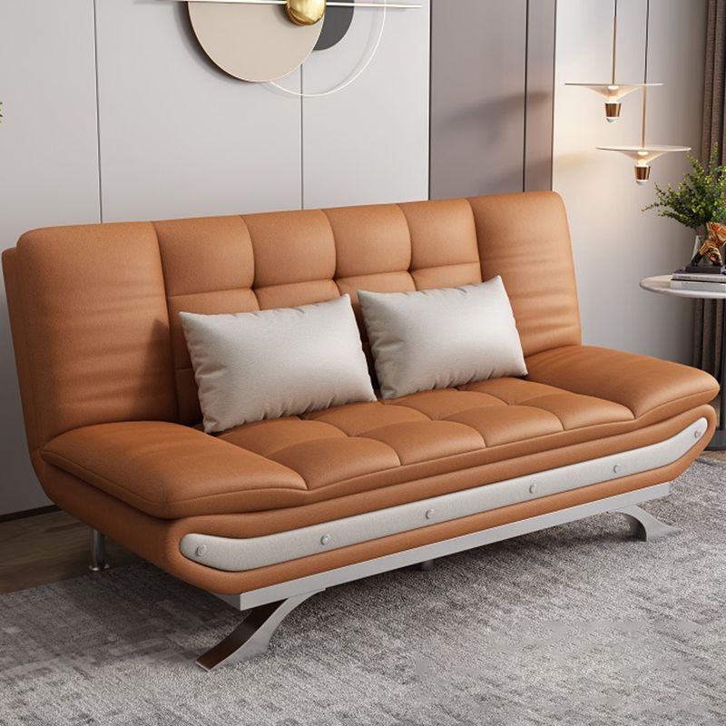 Living Room Stain-Resistant Faux Leather Couch 2-seater Tufted Back Sofa Clearhalo 'furn' 'furn_sofas' 'Furniture' 'furniture_sofas' 'Living Room Furniture' 'Sofa' 'sofas' 1200x1200_037cf5da-28e2-4053-b4e1-2450c4ed2e60