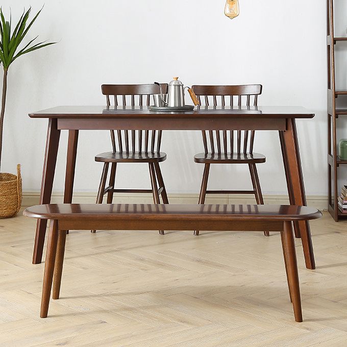 Contemporary Solid Wood Bedroom Bench 15.7" Height Seating Bench with Legs Clearhalo 'Benches' 'Chairs & Seating' 'furn' 'furn_benches' 'Furniture' 'Living Room Furniture' 1200x1200_037e9f79-a4a8-44d0-9328-2be2cbfde7a8