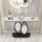 Tavolo console in pietra glam tavolo da fine graffio per la sala