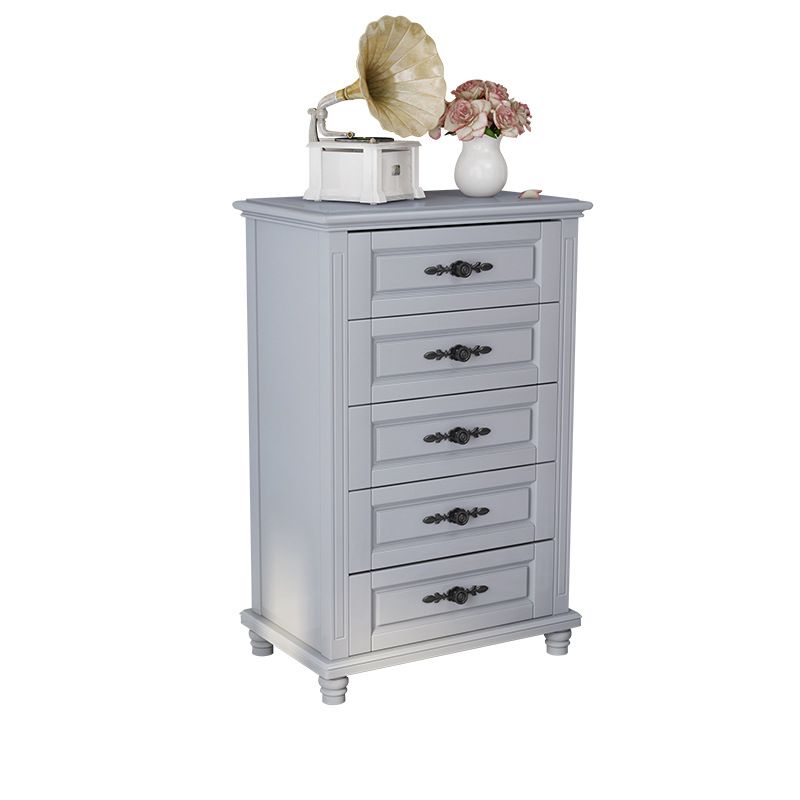 Mid-Century Modern Wood Chest 43.3" Tall 5 - Drawer Accent Chest Clearhalo 'Cabinets & Chests' 'cabinets_chests' 'furn' 'furn_cabinets_chests' 'Furniture' 'Living Room Furniture' 1200x1200_037f0cdf-c2f0-4284-b217-ea24db2a3c40