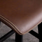 Scandinavian Rubberwood Home Stool Matte Finish Leather Barstool Clearhalo 'Bar Furniture' 'Bar Stools' 'bar_stools' 'Furniture' 'furniture_bar_stools' 'Kitchen & Dining Furniture' 1200x1200_037f7a93-27f5-434e-9a5b-2e823beb5140