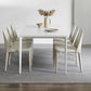 Stone Top Dining Table Rectangle Contemporary Dining Table with 4 Legs Clearhalo 'Dining Tables & Seating' 'Dining Tables' 'dining_table' 'furn' 'furn_dining_table' 'Furniture' 'furniture_dining_table' 'Kitchen & Dining Furniture' 'kitchen' 'kitchen_dining_table' 1200x1200_0384df6f-b56d-4b6f-9de4-4d1582c36c52