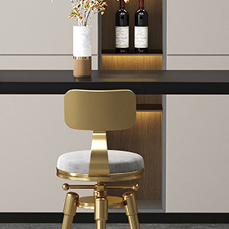 Contemporary Gold Event and Cocktail Table Wood Sled Rectangle Counter Table Clearhalo 'Bar Furniture' 'Bar Tables' 'bar_tables' 'furn' 'furn_bar_tables' 'Furniture' 'furniture_bar_tables' 'Kitchen & Dining Furniture' 1200x1200_038721bb-5115-4060-9830-9574b785449e