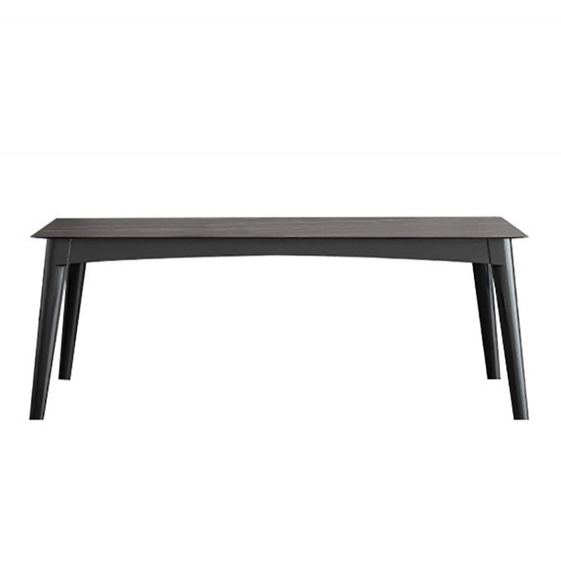 Medieval Modern Sintered Stone Top Dining Table Rectangle Table with 4 Legs Clearhalo 'Dining Tables & Seating' 'Dining Tables' 'dining_table' 'furn' 'furn_dining_table' 'Furniture' 'furniture_dining_table' 'Kitchen & Dining Furniture' 1200x1200_0388dec7-5322-443d-8667-b46feb02e225