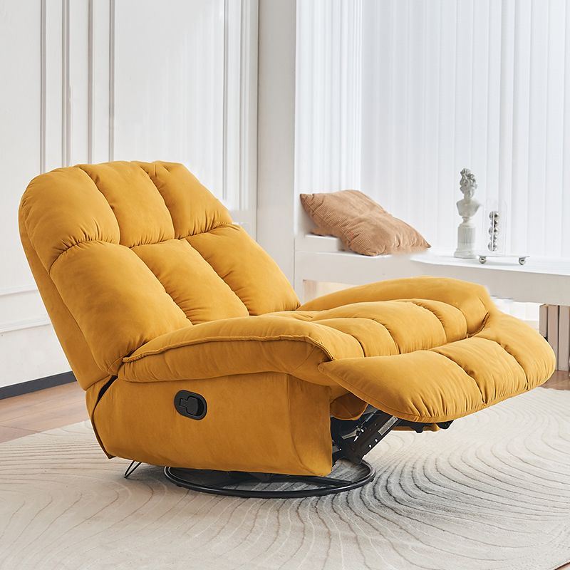 Modern Metal Frame Standard Recliner Solid Color Recliner Chair with Footrest Clearhalo 'Chairs & Seating' 'furn' 'furn_recliners' 'Furniture' 'Living Room Furniture' 'Recliners' 1200x1200_03897ba5-a866-4eb2-b8e8-d29f71efabe2