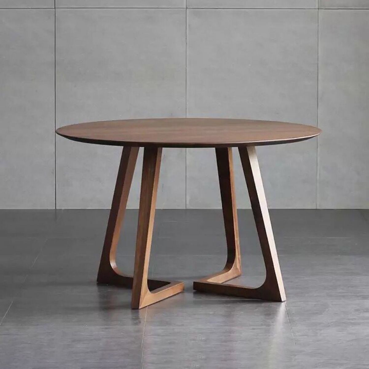 Round Wood Color Dining Table Solid Wood Table Modern with Double Pedestal Clearhalo ' dining_table' 'Dining Tables & Seating' 'Dining Tables' 'furn' 'furn_dining_table' 'Furniture' 'furniture_dining_table' 'Kitchen & Dining Furniture' 'kitchen&dining_furn' 'kitchen' 'kitchen_dining_table' 1200x1200_038a0fa4-63b1-48e9-8762-7d9db9444876