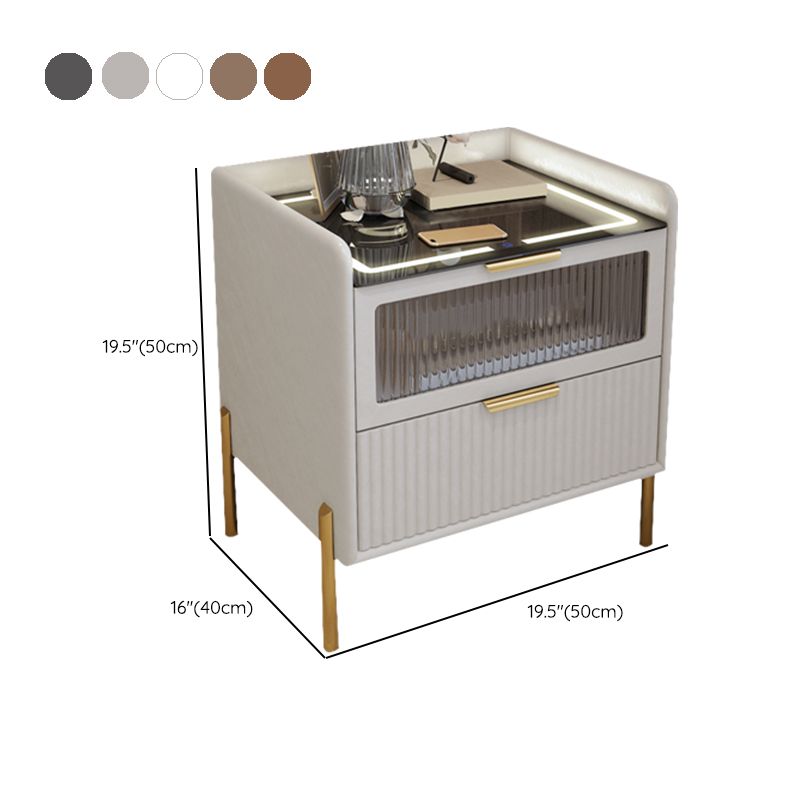 Glam Pine Wood Accent Table Nightstand Drawers Included with Legs Clearhalo 'Bedroom Furniture' 'furn' 'furn_night_stand' 'Furniture' 'night_stand' 'Nightstands' 1200x1200_038d7a4c-31c3-4f1b-a913-c5441fa26a30