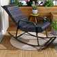 Modern Indoor Rattan Rocking Chair Single Relaxing Rocking Chair