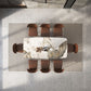 Sintered Stone Top Luxury Table for Restaurant Rectangle Dining Table with Pedestal Base Clearhalo 'Dining Tables & Seating' 'Dining Tables' 'dining_table' 'furn' 'furn_dining_table' 'Furniture' 'furniture_dining_table' 'Kitchen & Dining Furniture' 'kitchen' 'kitchen_dining_table' 1200x1200_038e73f2-4829-44a0-8dfa-e68d0c4783eb