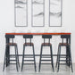 Solid Wood Bar Table Industrial Style Dining Table for Kitchen Clearhalo 'Bar Furniture' 'Bar Tables' 'bar_tables' 'furn' 'furn_bar_tables' 'Furniture' 'Kitchen & Dining Furniture' 1200x1200_039042ff-8c3d-4e58-ac16-5e11903b42bf