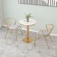 Metal Traditional Luxury Round Table White Stone Top Table with Pedestal Base Clearhalo 'Dining Tables & Seating' 'Dining Tables' 'dining_table' 'furn' 'furn_dining_table' 'Furniture' 'Kitchen & Dining Furniture' 1200x1200_0395efa1-0114-4f17-bb73-9a6827aa815f