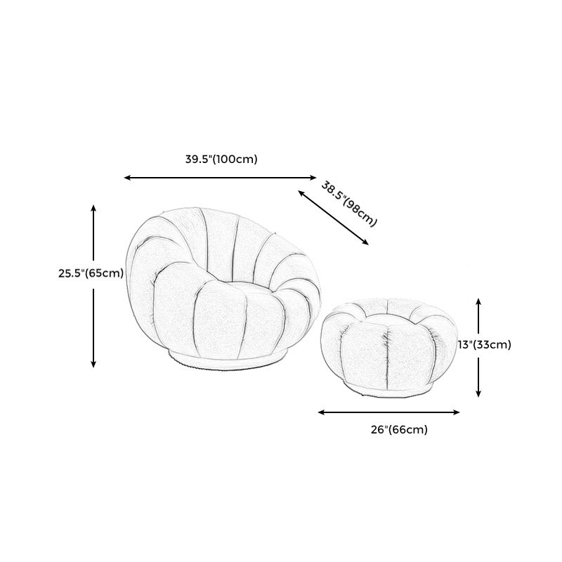 Lazy Sofa Lamb Cashmere Tatami Single Balcony Household Net Red Leisure Chair Pumpkin Sofa Clearhalo 'Accent Chairs' 'accent_chairs' 'Chairs & Seating' 'furn' 'furn_accent_chairs' 'Furniture' 'Living Room Furniture' 1200x1200_039d35d8-8587-4937-aa37-25a78efa0f9d