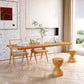 Minimalist Khaki Solid Wood Dining Table Rectangle Shape Dining Table with Double Pedestal Bases Clearhalo ' dining_table' 'Dining Tables & Seating' 'Dining Tables' 'furn' 'furn_dining_table' 'Furniture' 'furniture_dining_table' 'Kitchen & Dining Furniture' 'kitchen&dining_furn' 'kitchen' 'kitchen_dining_table' 1200x1200_039e8e88-08db-4dae-b691-0f501f75515c