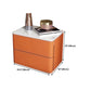 Modern Style Stone Buffet aparador de 19.6 "L Servidor buffet de comedor en naranja