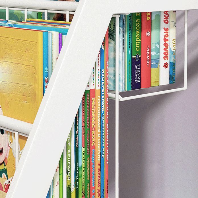 11.81"W Bookshelf Contemporary Style Bookcase for Home Study Room with Casters Clearhalo 'Bookcases' 'furn' 'furn_bookcases' 'Furniture' 'Office Furniture' 1200x1200_03a07e68-5b88-4070-adad-57b36987e3df