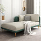 Nordic Style Faux Leather Chaise Square Arms Chaise in Solid Color Clearhalo 'Chairs & Seating' 'Chaise Lounge' 'chaise_lounge' 'furn' 'furn_chaise_lounge' 'Furniture' 'Living Room Furniture' 1200x1200_03a08a33-34ac-432b-a7b4-40d1f3813dbe