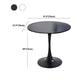 Modern Manufactured Wood Tulip Table Matte Finish Round Dining Table Clearhalo 'Dining Tables & Seating' 'Dining Tables' 'dining_table' 'furn' 'furn_dining_table' 'Furniture' 'furniture_dining_table' 'Kitchen & Dining Furniture' 'kitchen' 'kitchen_dining_table' 1200x1200_03a3e70b-8a4f-4efc-8654-6ab02de35f4b