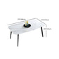 Home Sintered Stone Kitchen Table Industrial Rectangle Fixed Dining Desk Clearhalo 'Dining Tables & Seating' 'Dining Tables' 'dining_table' 'furn' 'furn_dining_table' 'Furniture' 'Kitchen & Dining Furniture' 1200x1200_03a489d9-329d-47b3-9c2c-d6073c42766d