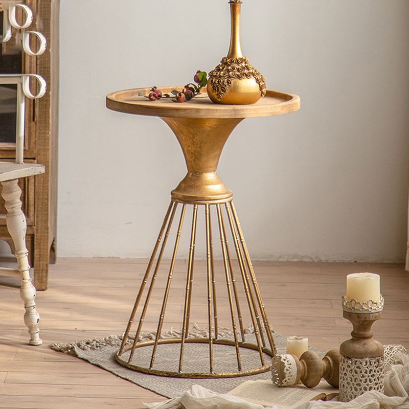 フレンチカントリーフレームエンドテーブルアンティークブラスアイアンクラフトエンドテーブル