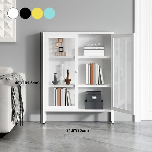 Scandinavian Style Bookcase with Door Shelf Bookcase for Study Room and Office Clearhalo 'Bookcases' 'furn' 'furn_bookcases' 'Furniture' 'furniture_bookcases' 'Office Furniture' 1200x1200_03a6b4f1-9a9e-45a7-b94d-d37d8dab966e