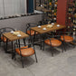 Industrial Solid Wood Dinner Room Kitchen Table Brown Sled Base Table for Dinning Room Clearhalo ' dining_table' 'Dining Tables & Seating' 'Dining Tables' 'furn' 'furn_dining_table' 'Furniture' 'furniture_dining_table' 'Kitchen & Dining Furniture' 'kitchen&dining_furn' 'kitchen' 'kitchen_dining_table' 1200x1200_03a812cb-7577-40fa-823d-052f46df2e70