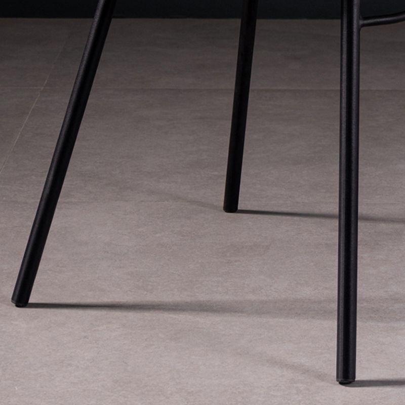 Modern Style Parsons Arm Chair Leather Upholstered Indoor Dining Chair Clearhalo 'Dining Chairs' 'Dining Tables & Seating' 'dining_chair' 'furn' 'furn_dining_chair' 'Furniture' 'Kitchen & Dining Furniture' 1200x1200_03a98c94-a50e-478e-b667-49e2fa9917b0