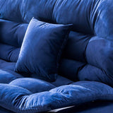 74.80" W √ó 33.46" D √ó 35.43" H Biscuit Back Velvet Armless Sofa with Foldable Clearhalo 'furn' 'furn_sofas' 'Furniture' 'furniture_sofas' 'kitchen' 'kitchen_sofas' 'Living Room Furniture' 'Sofa' 'sofas' 1200x1200_03a9e718-0ebb-49ff-a859-ab1468ae9d5d