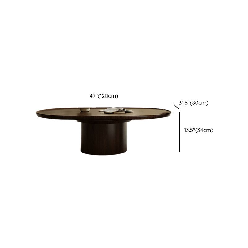 Table de cocktail contemporaine sur pied Table de cocktail basse en bois