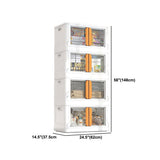 Mobile contemporaneo per armadietto di plastica incernierato