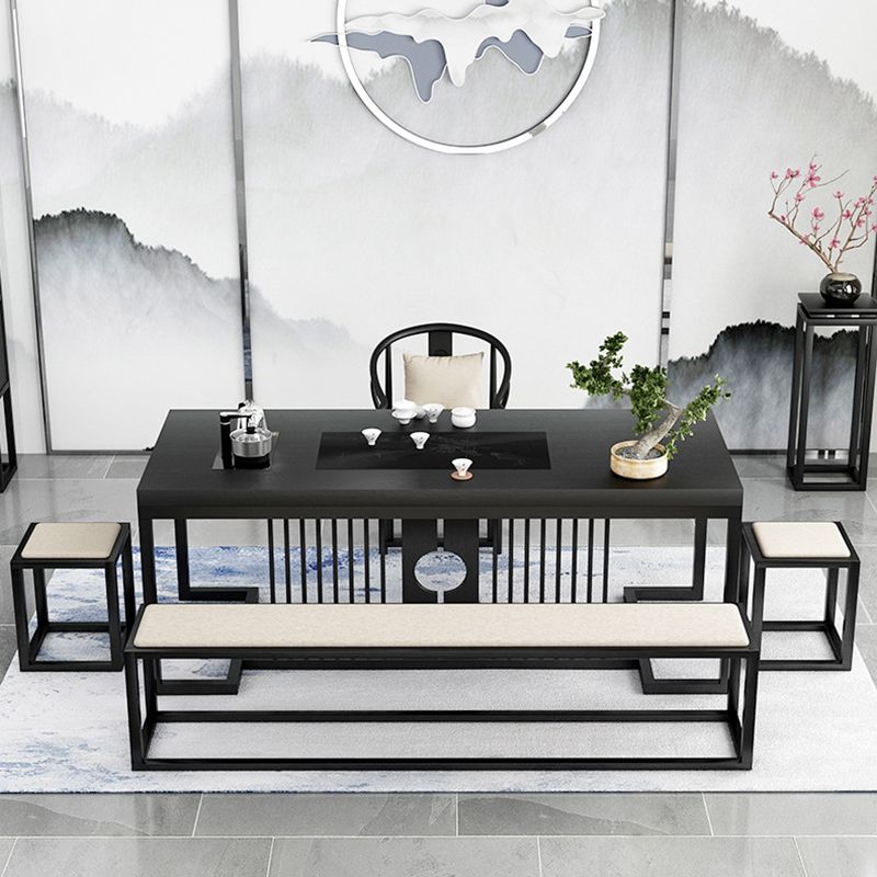 11.7-inch Width Modern Seating Bench Cushioned Metal Bedroom Bench Clearhalo 'Benches' 'Chairs & Seating' 'furn' 'furn_benches' 'Furniture' 'Living Room Furniture' 1200x1200_03abdcbd-7df7-4843-8558-6701b5a49b35