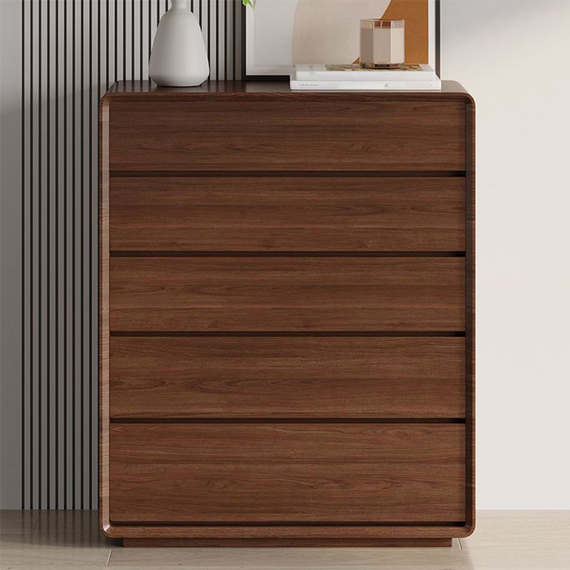 Mobile moderno mobile in legno marrone armadio laterale resistente all'acqua con cassetto