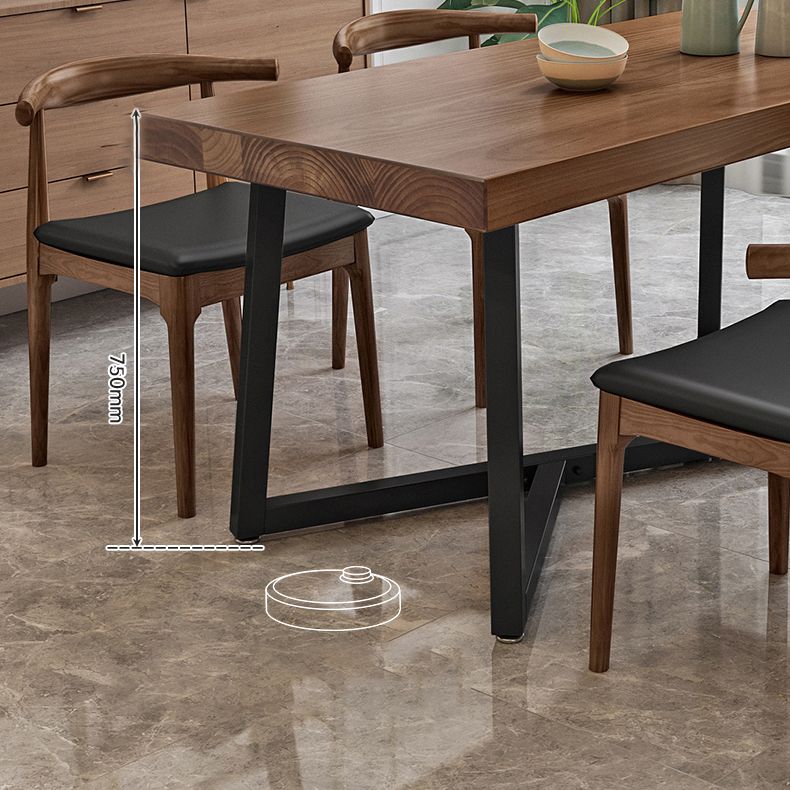 Modern 1/2/5 Pieces Dining Set Solid Wood Dining Table Set for Home Use Clearhalo 'Dining Room Sets' 'Dining Tables & Seating' 'dining_room_set' 'furn' 'furn_dining_room_set' 'Furniture' 'furniture_dining_room_set' 'Kitchen & Dining Furniture' 1200x1200_03af1c9b-153d-4d39-80f9-7755f48aa65b