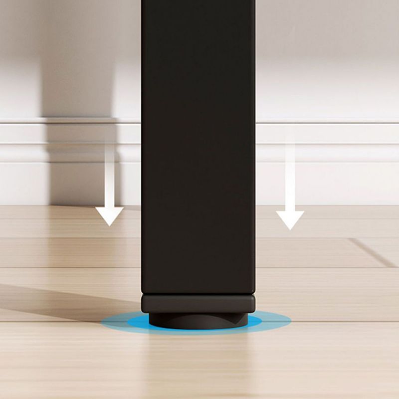 Contemporary Folding Office Desk Home Writing Desk with H-Shape Base , 29.5" H Clearhalo 'furn' 'furn_office_desk' 'Furniture' 'Office Desks' 'Office Furniture' 'office_desk' 1200x1200_03af34a3-5bce-47f1-b1a3-6aabafa8065d