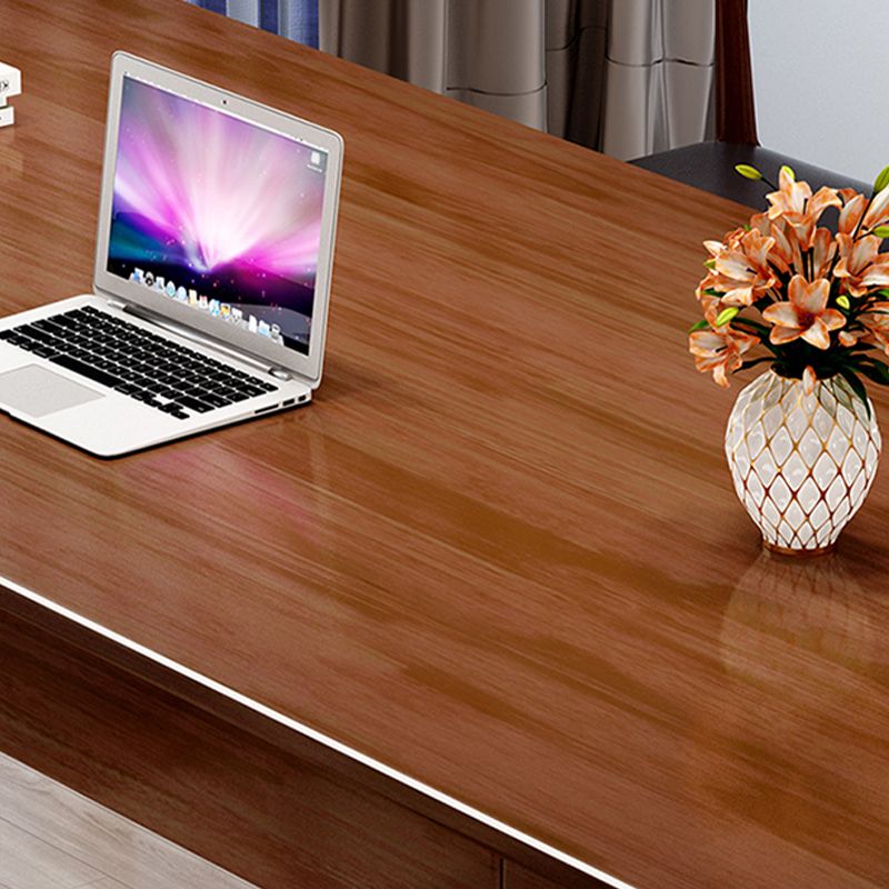 4 Schubladen fester Holz rechteckiger Büroschreibtisch Rechteck 31,5 "breites Schreibtisch