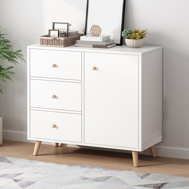 Contemporary Chest Horizontal Combo Dresser with Door for Home